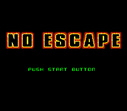 No Escape Title Screen